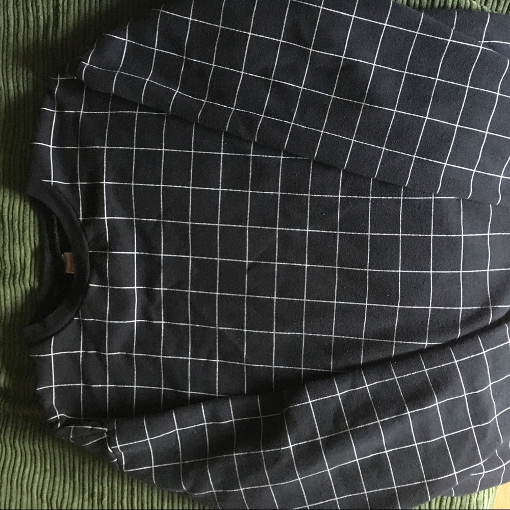 American Apparel retro Grid pullover